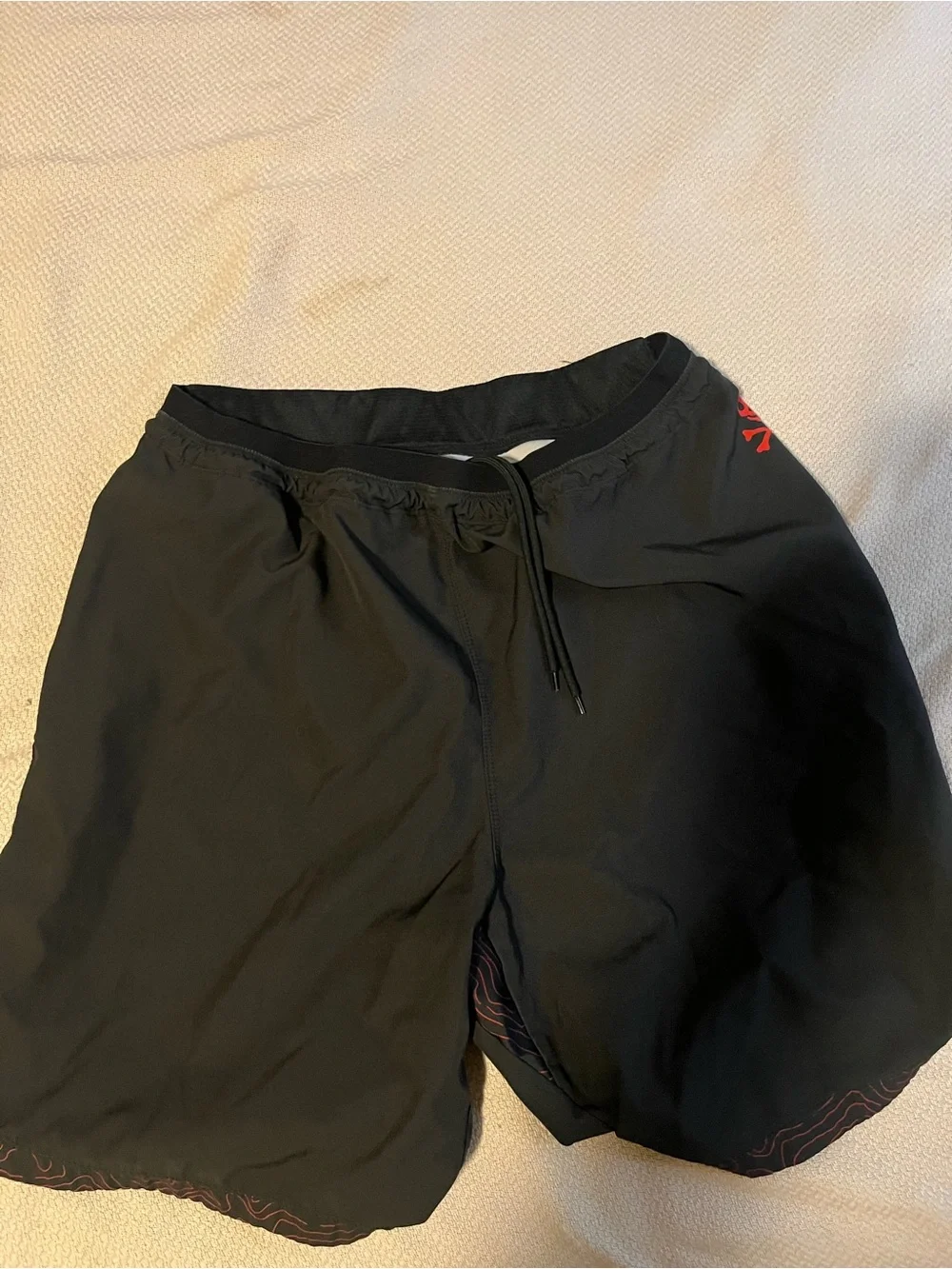 Men's Black BJJ grappling shorts large future kimonos